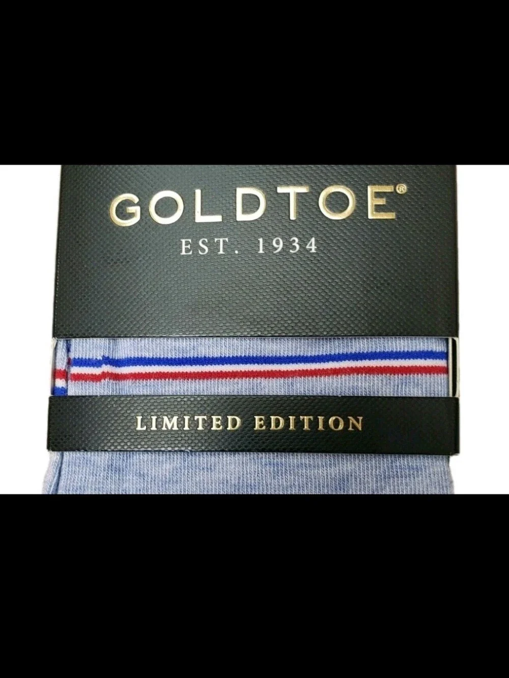 GOLDTOE: MEN'S: LIMITED EDITION SOCKS: STARS & STRIPES: SURPRISE DOT: 2 PACK NEW